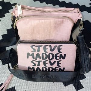 Steve Madden messenger bag and wallet